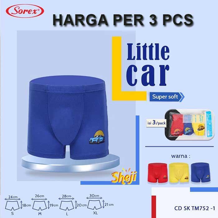 3 PCS BOXER SOREX KIDS ANAK LAKI