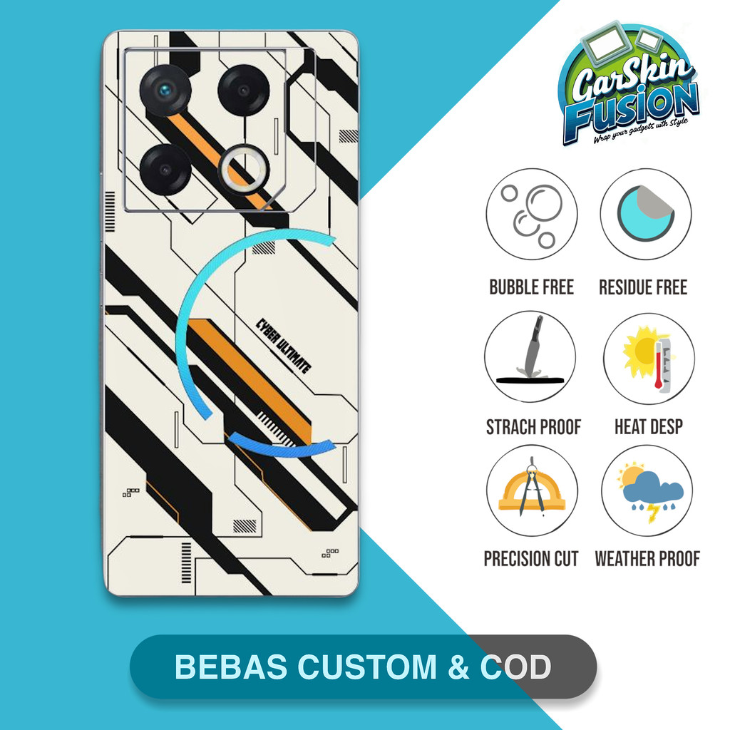 Garskin Skin Infinix GT 20 Pro 5G cyber Ultimate v1 Anti-Scratch Protector Case | by Fusion Kode - G