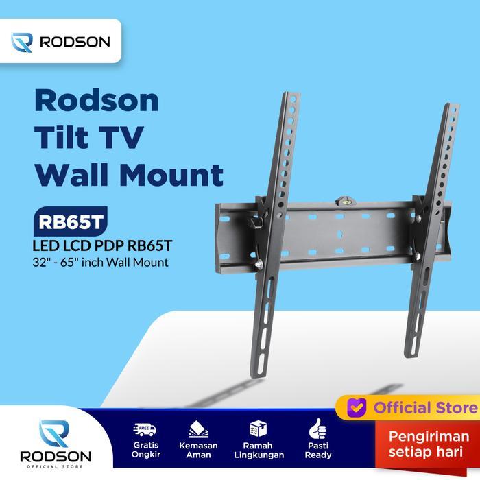 PROMO Bracket TV LED LCD Rodson RB65T 32 - 65 Inch Flat Panel TV Wall Mount TERBARU