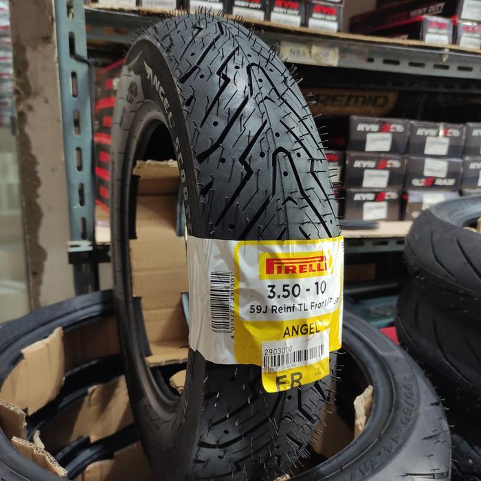 Ban Tubelles Pirelli Angel scooter 3.50 Ring 10 untuk Vespa Piagio , Cymco , Zip, Vespa PX, motor