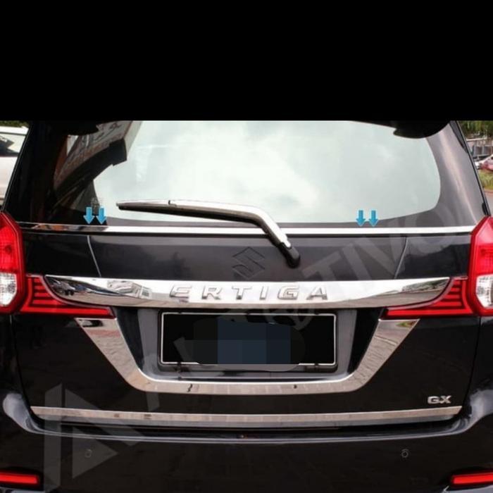 List Chrome Kaca Belakang Suzuki Ertiga