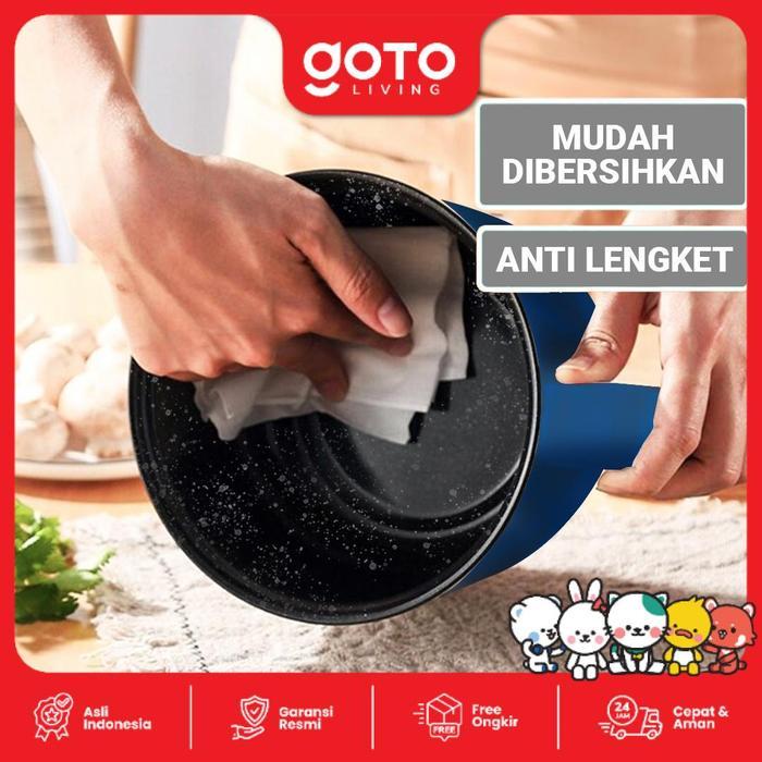 Goto Hopo Electric Frypan Panci Listrik Portable Fry Pan