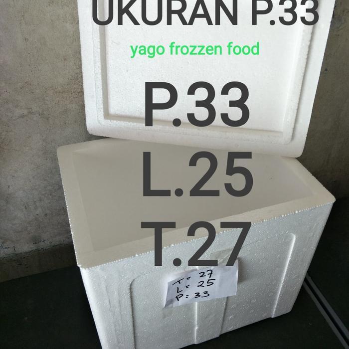 New Styrofoam box / Sterofoam ikan beku / Sterofoam Daging beku / cool box
