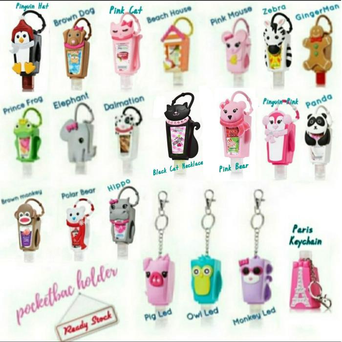 vfvv- Pocketbac Holder Hand Sanitizer Bbw/ Gantungan Tas Hand Sanitizer
