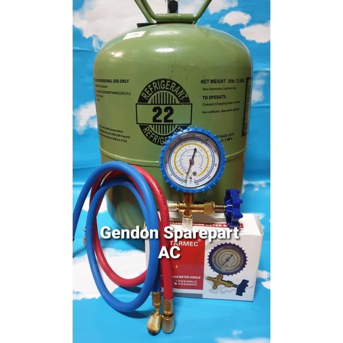 Paket freon R22 isi 1kg tinggal pake langsung dingin