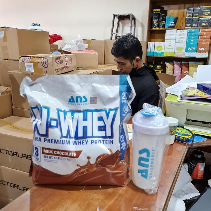 Ans Performance Nwhey N Whey 5Lbs Lb Susu Protein Gym Fitness On Gold Promo