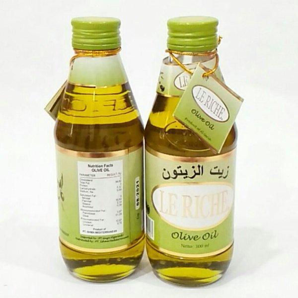i0cc- Minyak Zaitun Le Riche 300 Ml Original Le Riche Olive Oil Asli