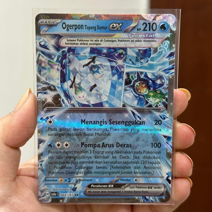 Sale Kartu Pokemon Indonesia - Topeng Transfigurasi - Ogerpon Topeng Sumur Ex Rr 064/167