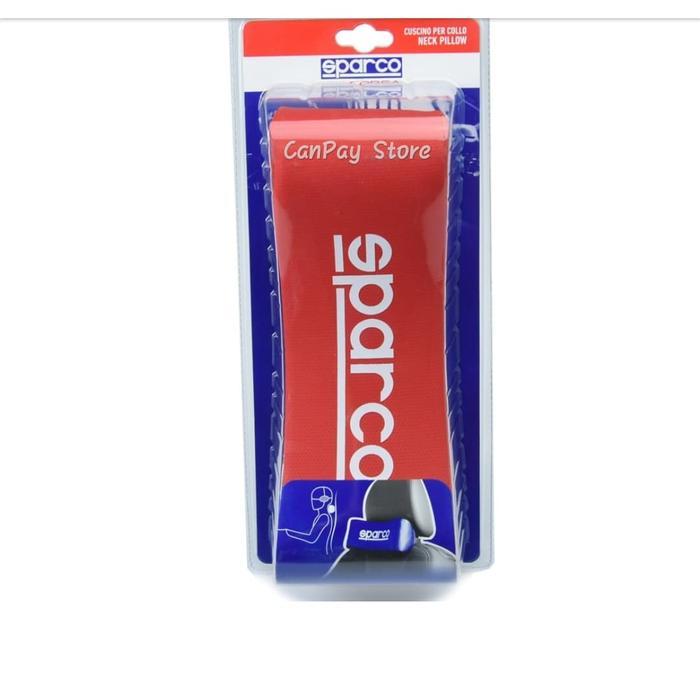 Sparco Bantal Leher Jok Mobil - Merah