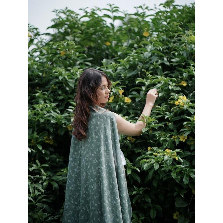 Ratu - Ghania Sage Outer / Cardigan /Shawl Batik
