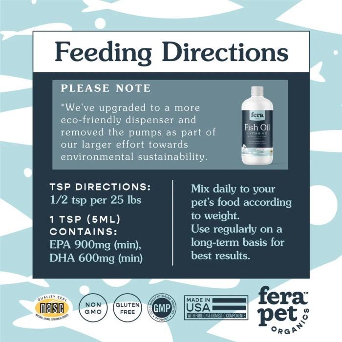 33og- Fera Pet Organics - Fish Oil For Dogs And Cats