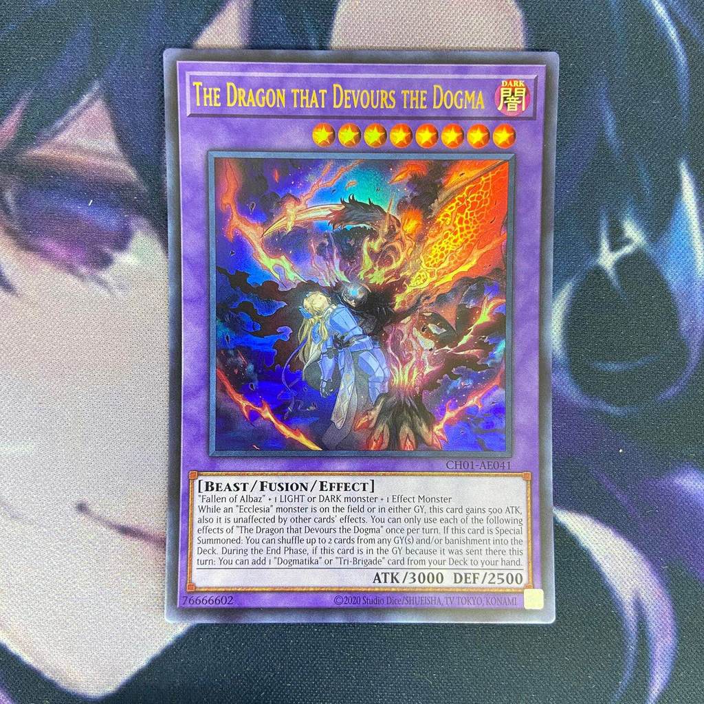 UR - the dragon that devours the dogma - CH01-AE041 [Yugioh Asian English Original]