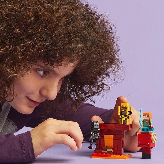 LEGO MINECRAFT THE NETHER LAVA BATTLE ORIGINAL NUKCHA