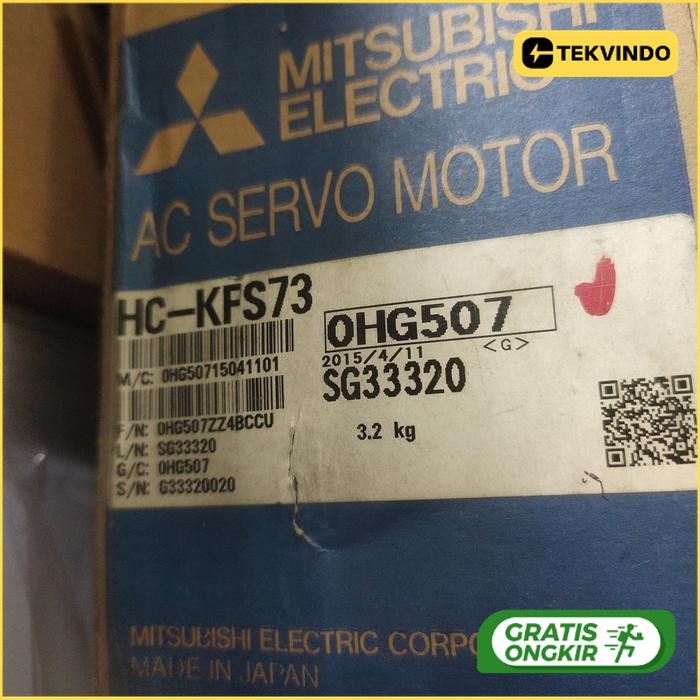 Mitsubishi HC-KFS73 Motor Servo