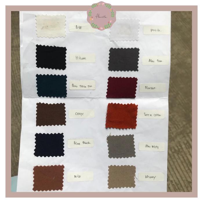 KAIN RAYON KATUN POLOS PREMIUM