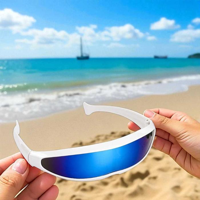Taffsport Kacamata Pria Unik Yoho Sitato Cyclops Futuristic Sunglasses Anti Silau Uv400 Terlaris
