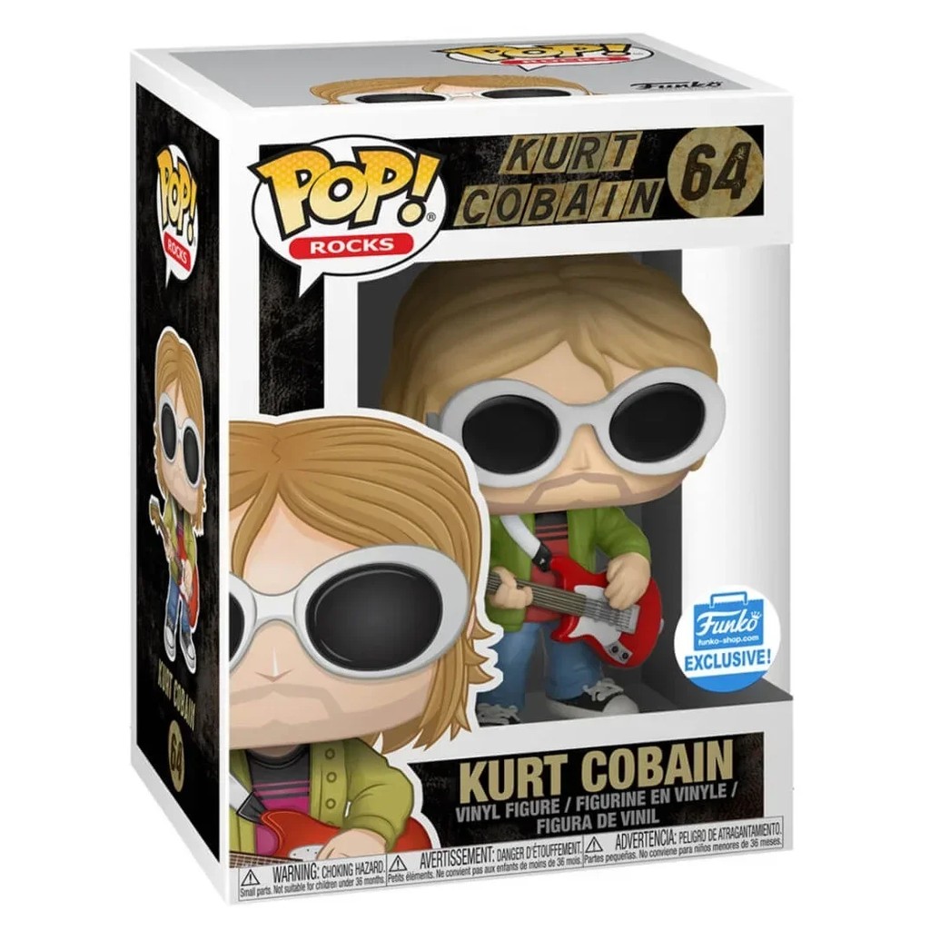 Funko POP Freddy Funko as KURT COBAIN 2018 SDCC #SE 64# 65# 66# 67# Vinyl Figure Comic Con Limited