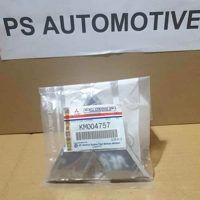 EMBLEM TIGA BERLIAN MITSUBISHI CANTER ORIGINAL KM004757