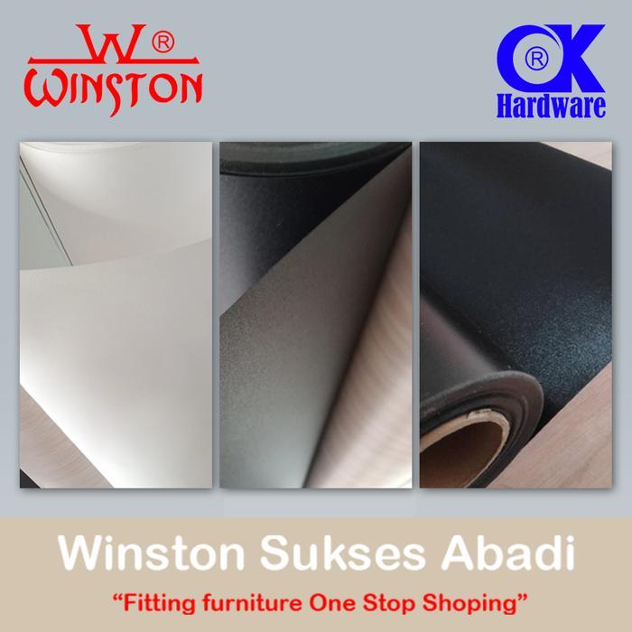 BERKUALITAS SUPERCON PVC PELAPIS DECOSHEET PVC 0.2MM HITAM DAN PUTIH DOP