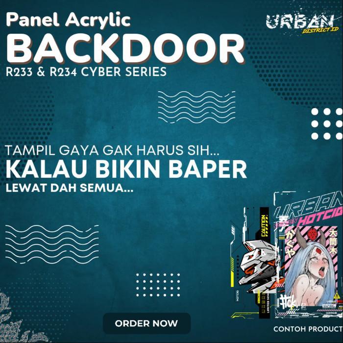 BEST SELLER CYBER STYLE - PANEL BACKDOOR R233 & R234 PART 2 BY URBAN DISTRICT ID