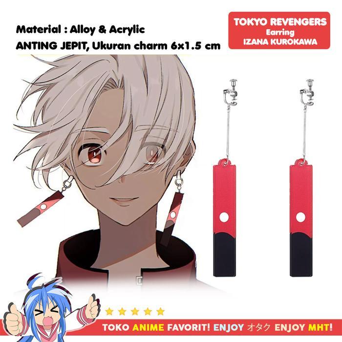 Anting Tokyo Revengers Izana Kuroka Cosplay
