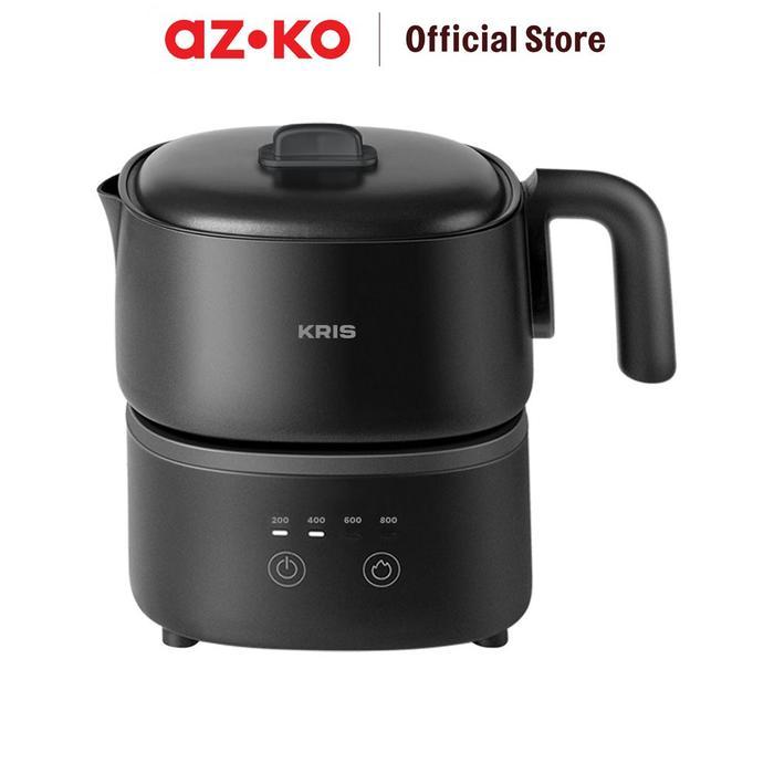 AZKO Kris Kompor Elektrik Multifungsi - Hitam Kompor Portable Electric Stove Alat Masak Listrik