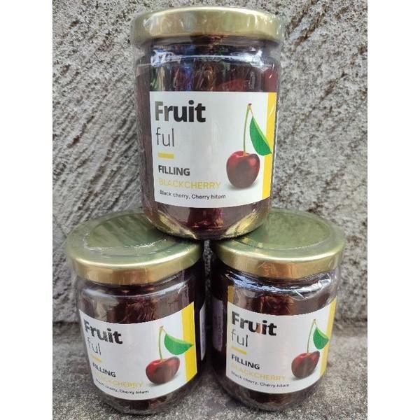 Radiateshop- Ceri Hitam Dalam Selai Dark Black Cherry Zeelandia Frutaneira Bakel