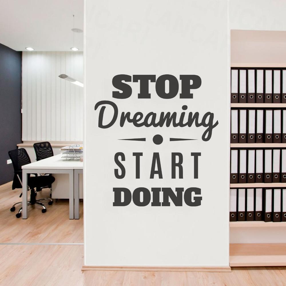 stiker kantor dekorasi kantor Stier Cutting Masi Stier Dinding Kantor Kaca Stier Dinding Hiasan
