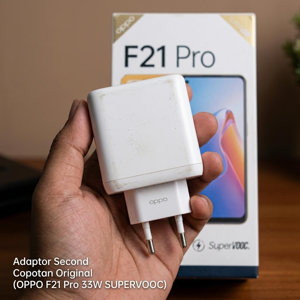 Adaptor Charger OPPO VCA7JDEH Ori Second SuperVOOC 65W Fast Charging 10V 6.5A Untuk OPPO F21 Pro