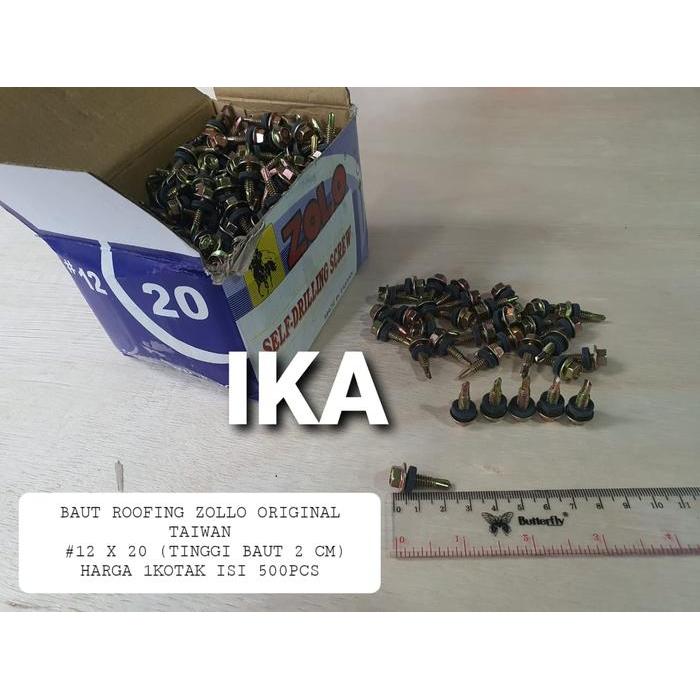 (Per Dus) Baut Roofing / Skrup Rufing 2, 3, 4, 5, 7, 10 Cm Zollo Ori Ready
