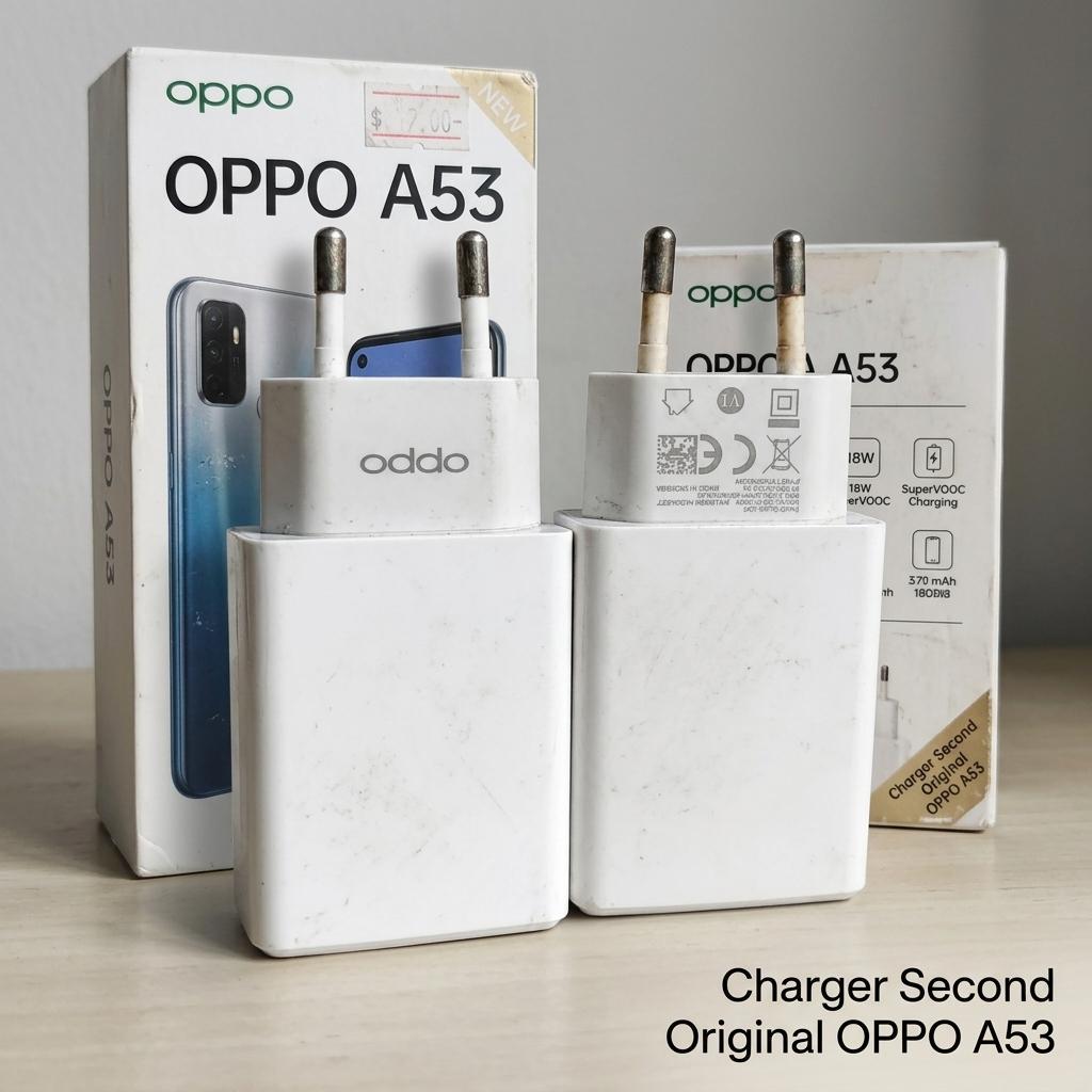 Charger Oppo OP52CAED Second Original Bekas 5V2A 10W Adapter Cas Cocok Untuk Oppo A53 Cas Stabil Ama