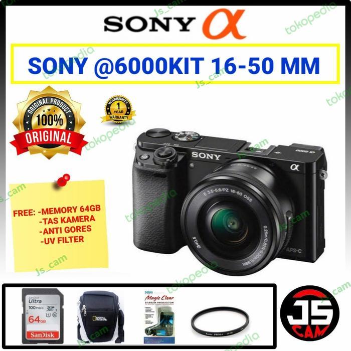 Kamera Sony Alpha A6000 Kit 16-50Mm Oss Terbaru 