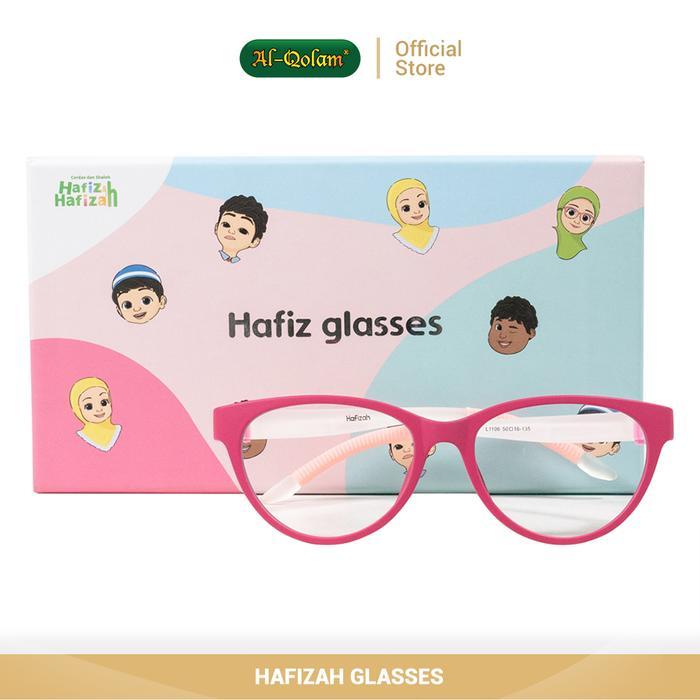 IGlasses Hafiz Hafizah Baru Kacamata Kesehatan TR90 Biru untuk Anakanak dengan Anti Radiasi & Anti