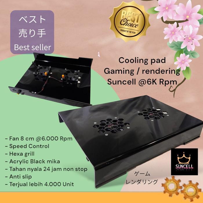 Cooling pad Laptop Suncell 6.000 Rpm fan