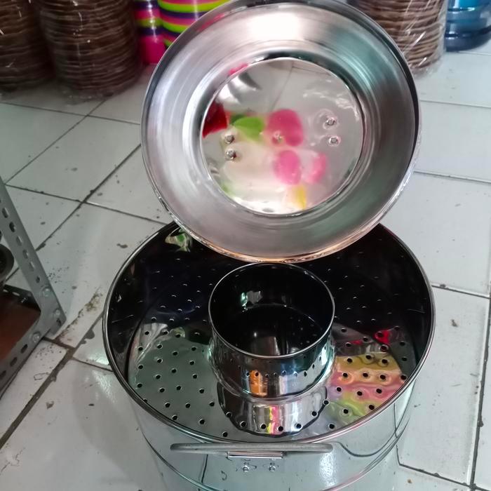 Dandang Bakso stenlis ukuran 28cm / Langseng Bakso ukuran 28cm