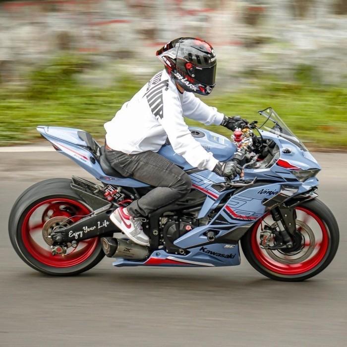 Knalpot zx25r / zx25rr RvR Short Fullsystem - header glossy