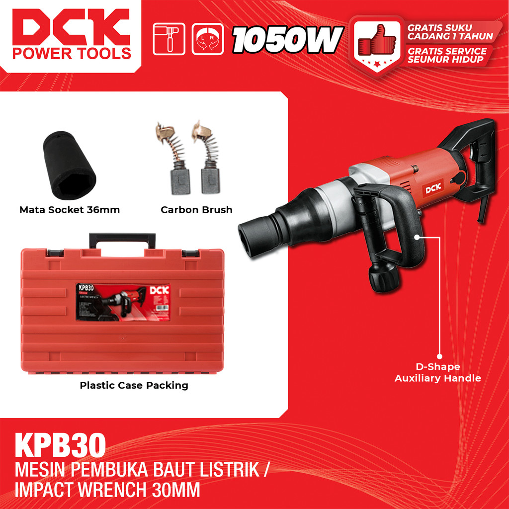 DCK KPB30 Mesin Pembuka Baut Listrik / Impact Wrench
