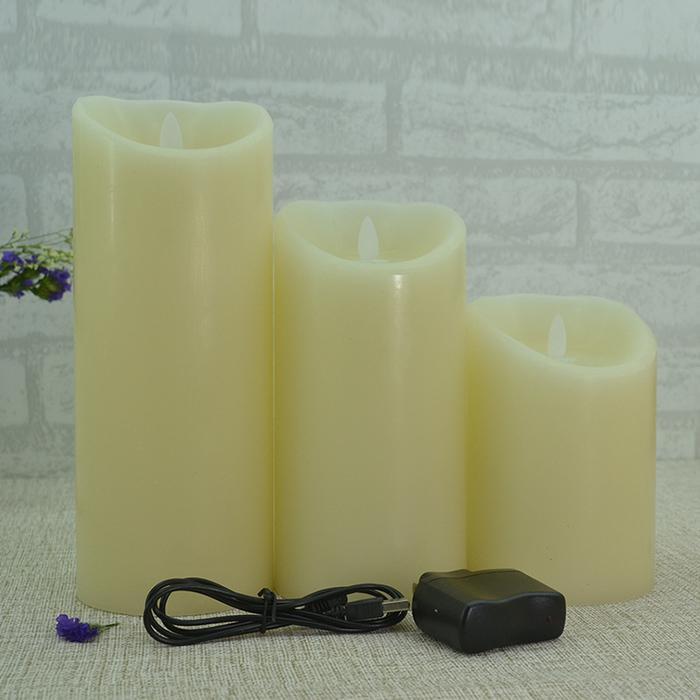 Lilin Led Api Bergoyang Model Charger