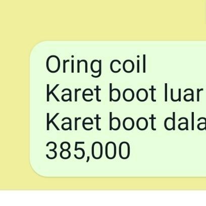 Karet Boot Cv Joint Outer Karet Boot Cv Joint Inner Oring Coil Aveo