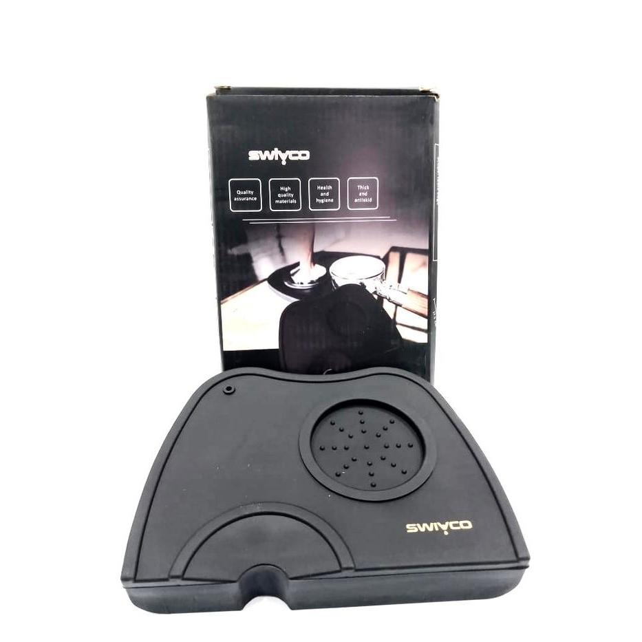 COFFEE TAMPING MAT SWIVCO / TATAKAN TAMPER BLACK , CTM-SW6003.