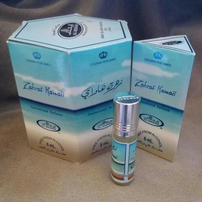 Al Rehab Zahrat Hawaii 6Ml Perbox Isi 6 Botol Parfum Al Rehab 6Ml