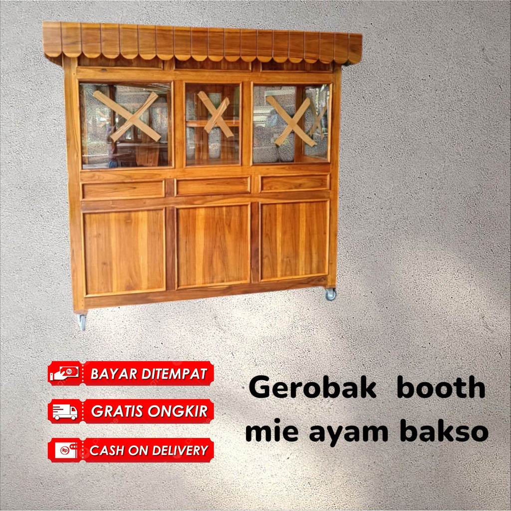 gerobak booth mie ayam bakso