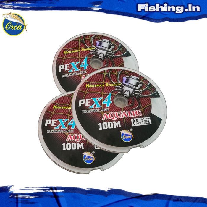 SENAR PANCING PE ORCA AQUATIC X4 MURAH BERKUALITAS NILON