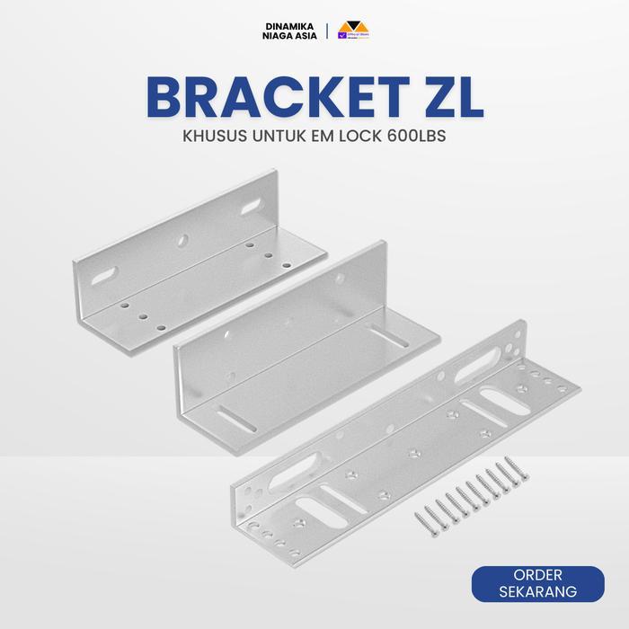 Bracket ZL Electro Magnetic Lock 600 Lbs Bracket EM Lock 600 Lbs