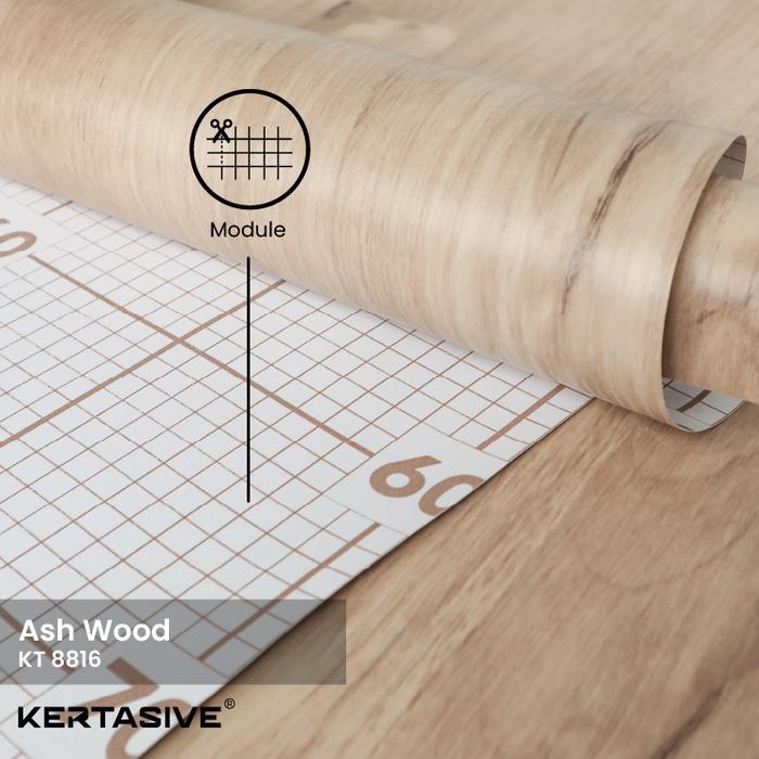 Ash Wood KERTASIVE PVC Interior Film - Roll (50 meter)