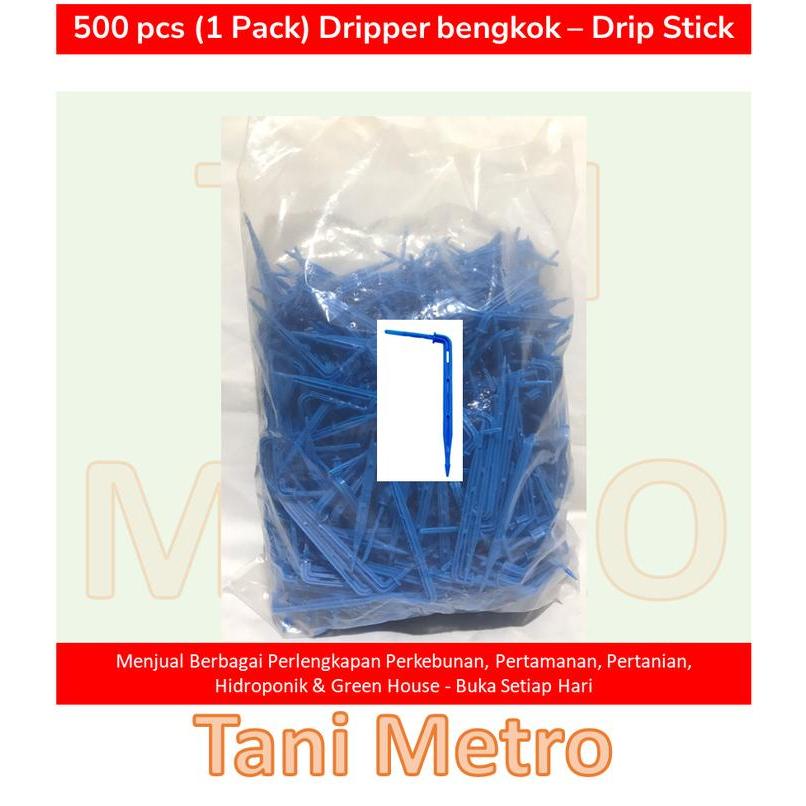 Drip Stick Bend Dripper 500Pcs Dengan Tanpa Emitter