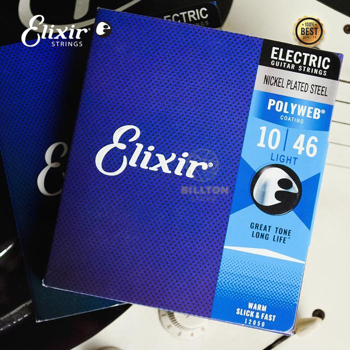 Senar Gitar Elektrik Elixir 1 Set Polyweb Nickel Plated Steel Guitar Strings #Gratisongkir