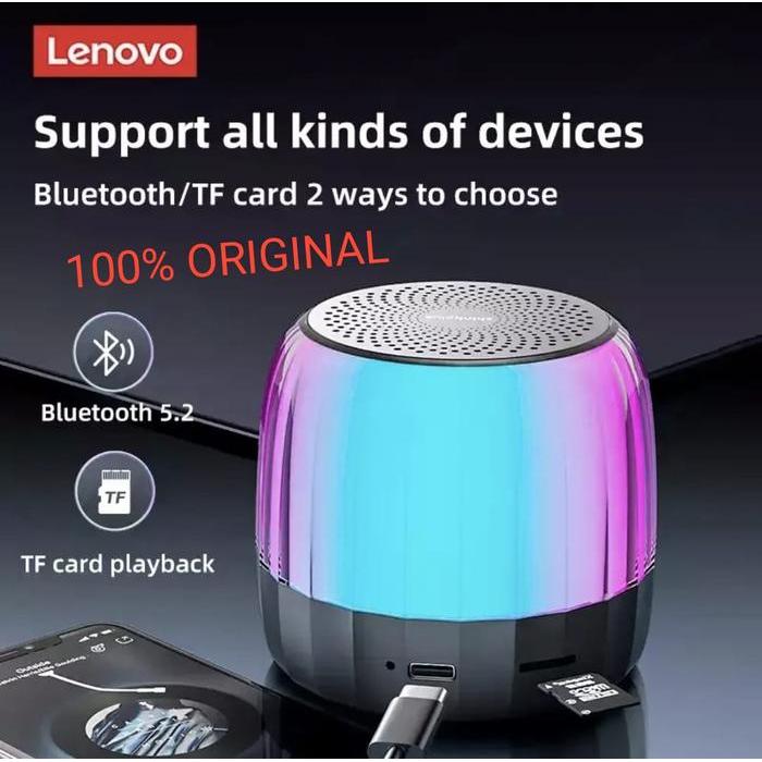 ORIGINAL THINKPLUS LENOVO K3 Plus BLUETOOTH PORTABLE SPEAKER STEREO