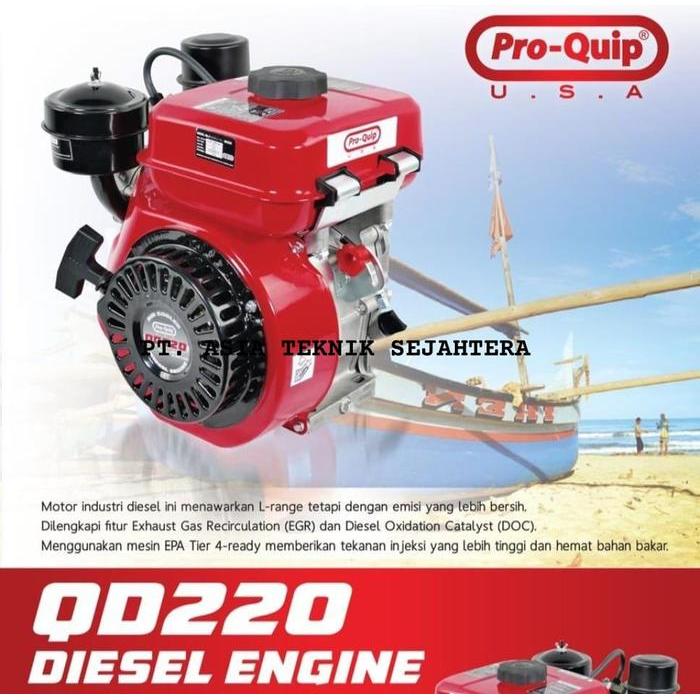Mesin Penggerak Diesel Serbaguna QD220 / Engine Diesel ProQuip QD 220