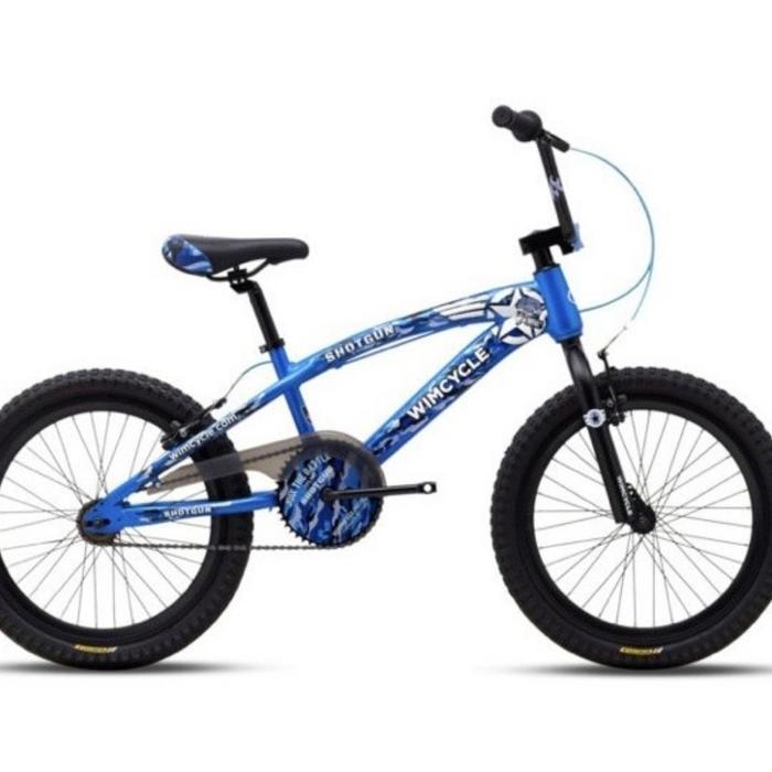 Sepeda BMX 20 inch Wimcycle Shotgun - Biru